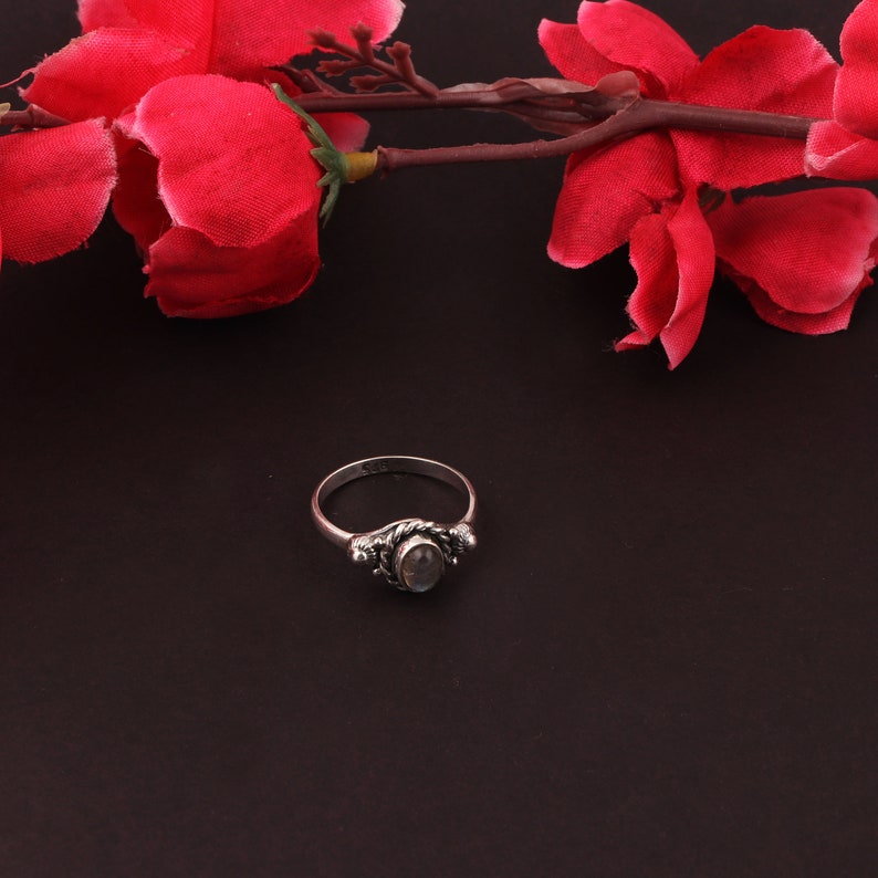 all size available Grey Labradorite Ring Labradorite Ring,92.5/% sterling silver ring silver jewelry,gift for her ring Handmade jewelry