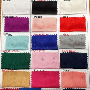 Imitation Raw Silk Dupioni Shantung Fabric - 58/60&quot; - Sold By The Yard - 100% Poly Dupioni