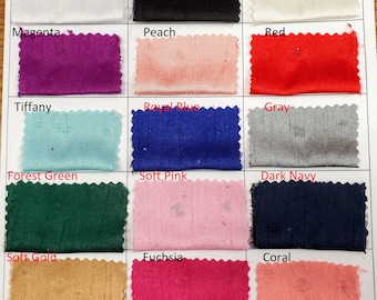 Tela Imitación Seda Cruda Dupioni Shantung - 58/60" - Se vende cortada a medida - 100% Poly Dupioni