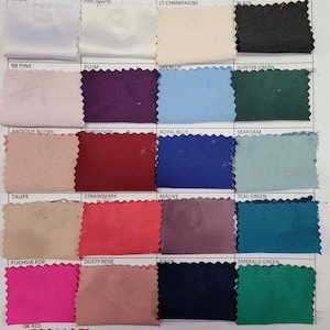 Satin Podanzh Heavy Weight Stretch Satin Fabric- 2 Way Stretch, Medium Shine - 58/60&quot; - Sold BTY