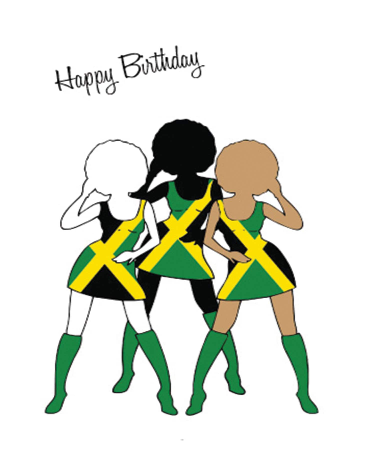 Jamaican Diva Birthday Card, Afrocentric, for Her , for Him, Friend Etsy