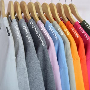 light blue pink sand gold orange heliconia military green graphite white ash gildan comfort colors