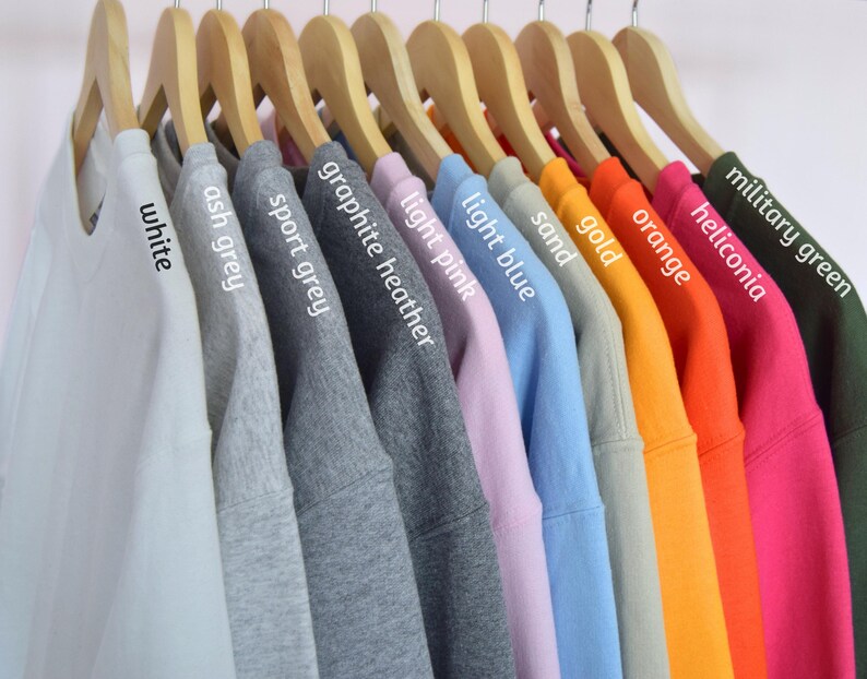 light blue pink sand gold orange heliconia military green graphite white ash gildan comfort colors