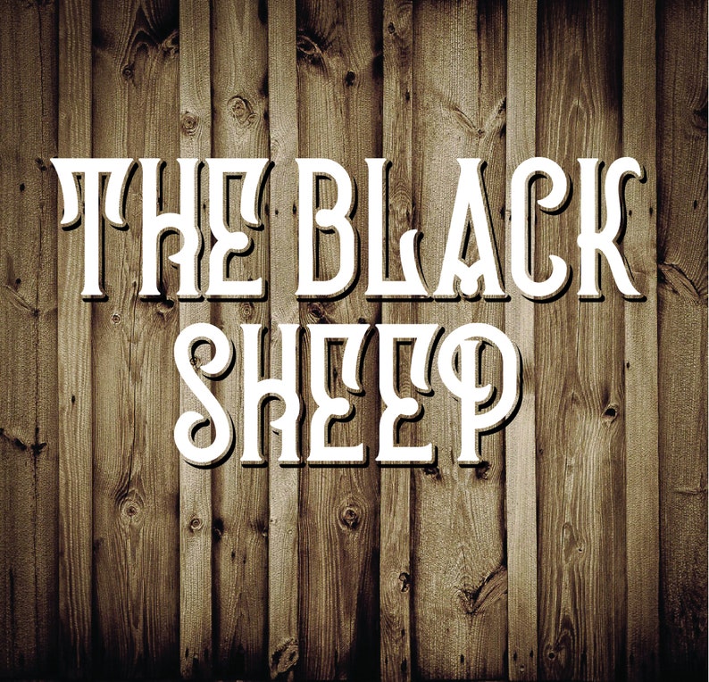 Download Black Sheep SVG Cut Ready File Cricut Silhouette Vector | Etsy