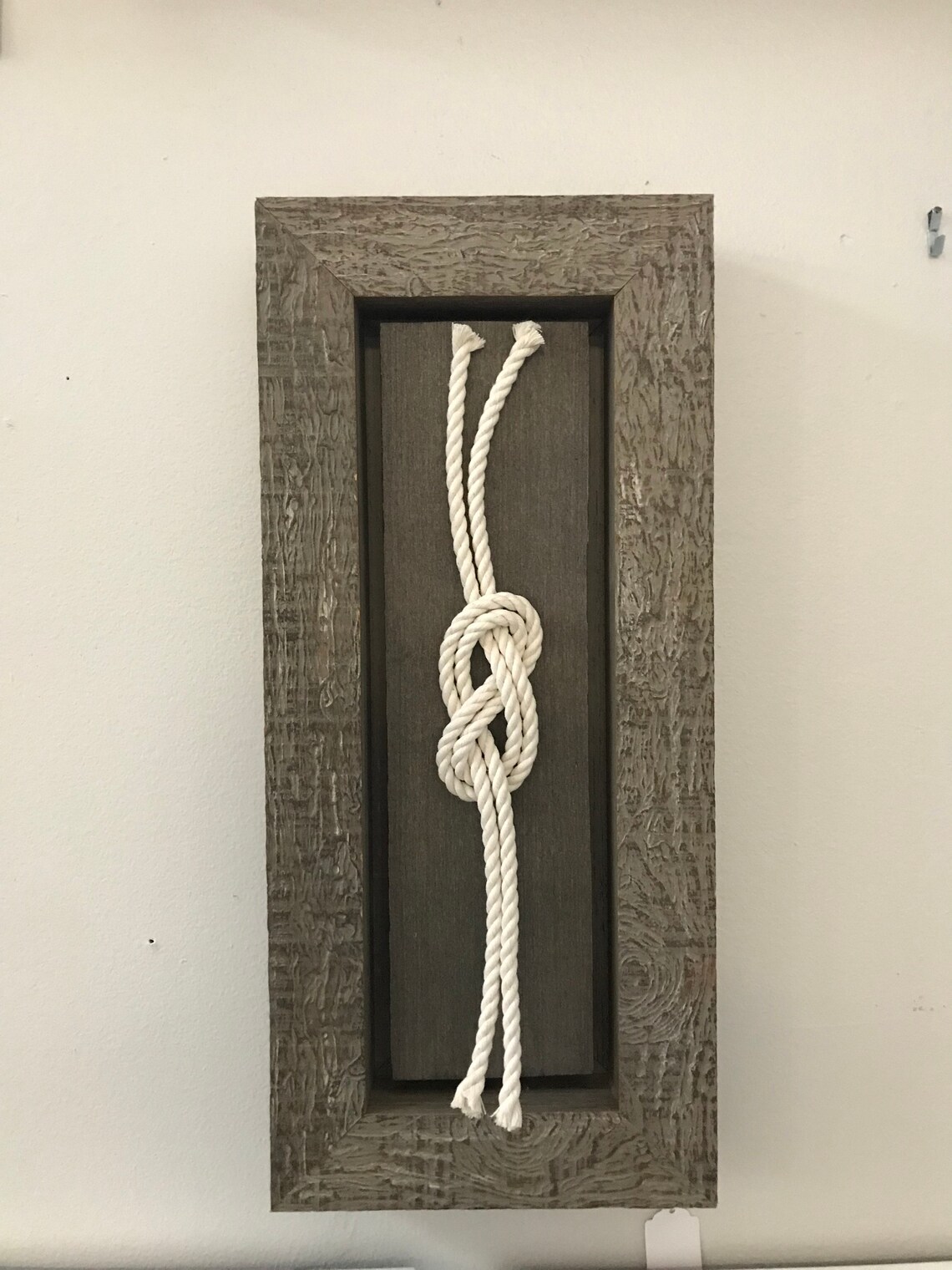 Framed Figure Eight Nautical Sailing knot Nautical Wall Art Etsy