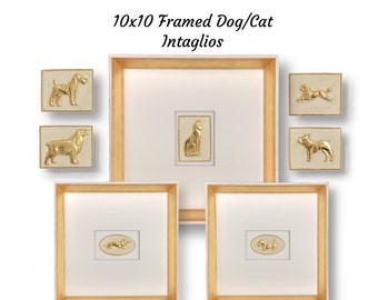 Dog and Cat Intaglio