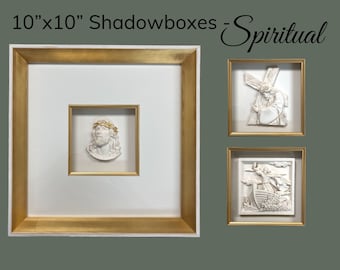 10x10 Shadowboxes | Spiritual Intaglios