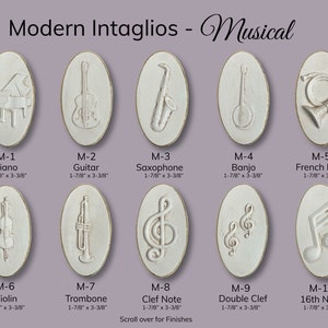 Musical Modern Intaglios| Unique Gift| DIY Project