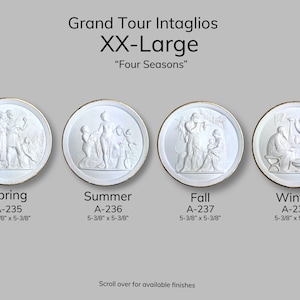 XX-Large Grand Tour “Four Season” Intaglios