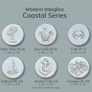 Modern Coastal Intaglios| DIY Project| Unique Gift