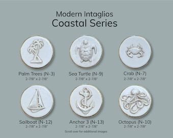 Coastal Intaglios: Modern Nautical Decor, DIY Project