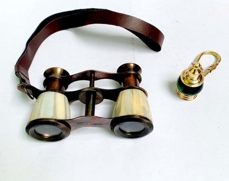 Opera Glasses Theater Vintage Binoculars solid Brass With a Etsy