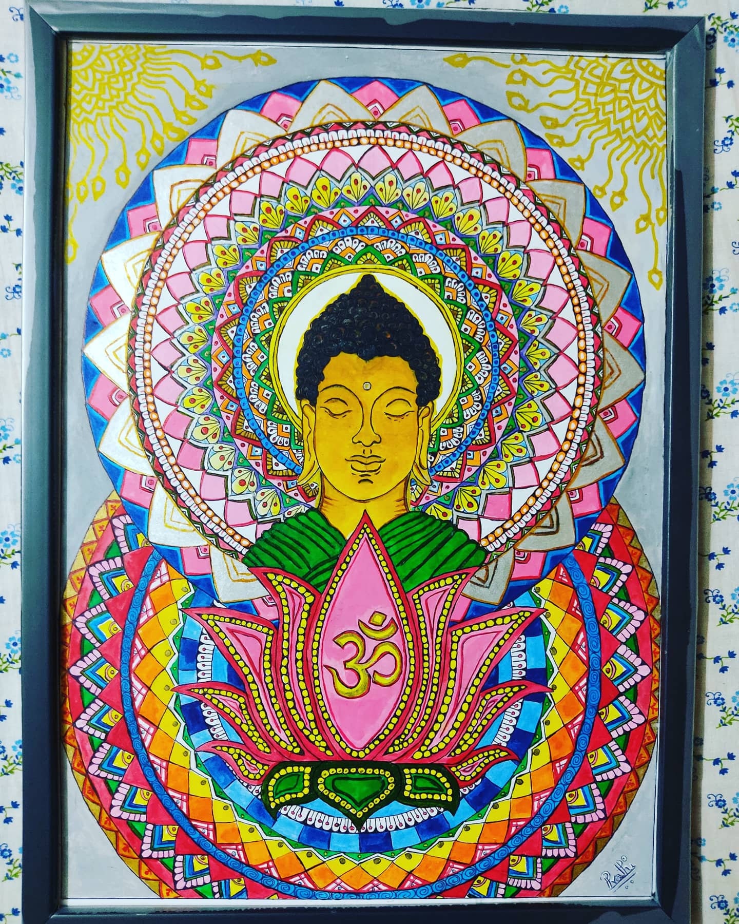 COMMISSIONED WORK Good Luck Mandala SAMPLE Etsy