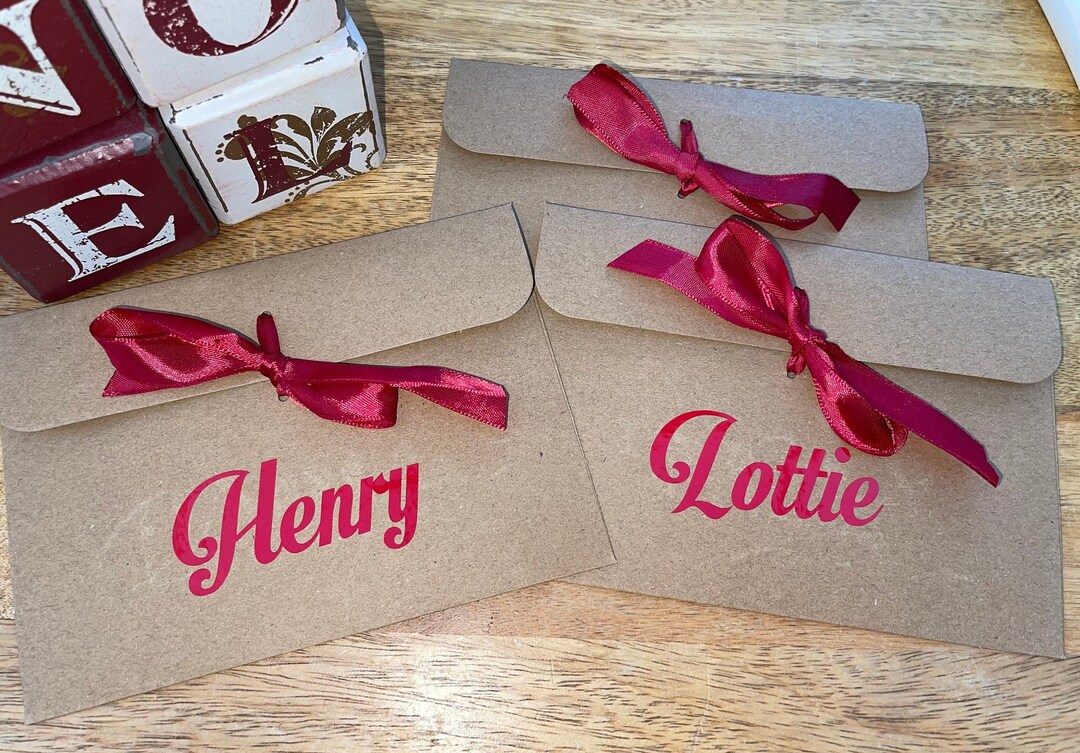 Personalised Money Gift Envelope With Ribbon Fastening. Money. Etsy