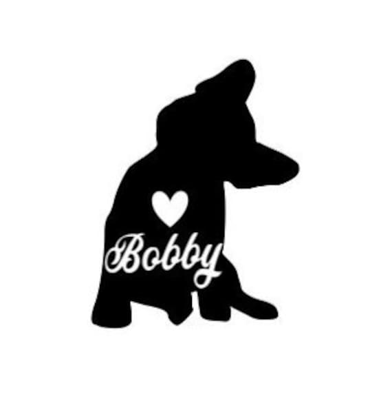 French Bulldog Puppy Car Sticker White Vinyl Decal choose size 4/'/' 6/'/' 10/'/' 16/'/'