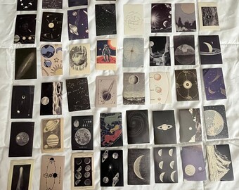 Space, Moon, Stars, Zodiac, Planets, Stickers Random Laptop Stickers 4/8/10