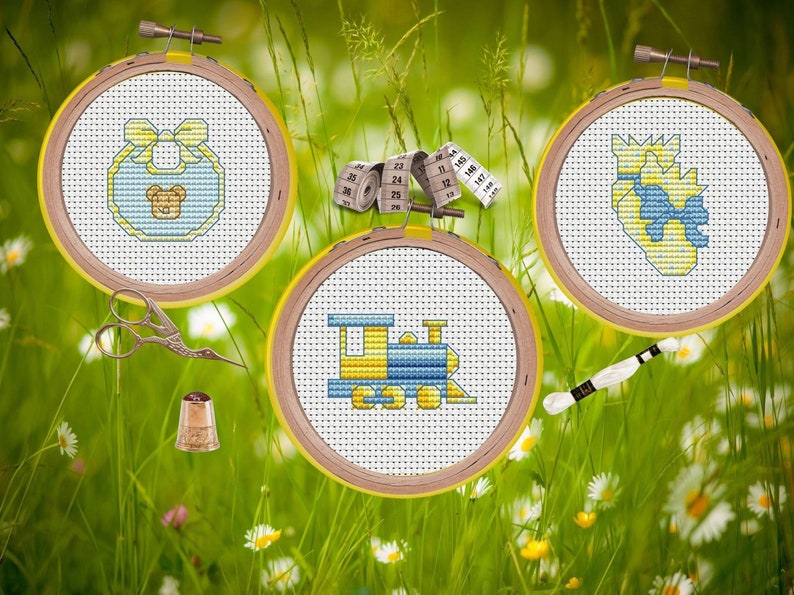 Baby Crossstitch Pattern Crossstitch for Girl Embroidery for Etsy