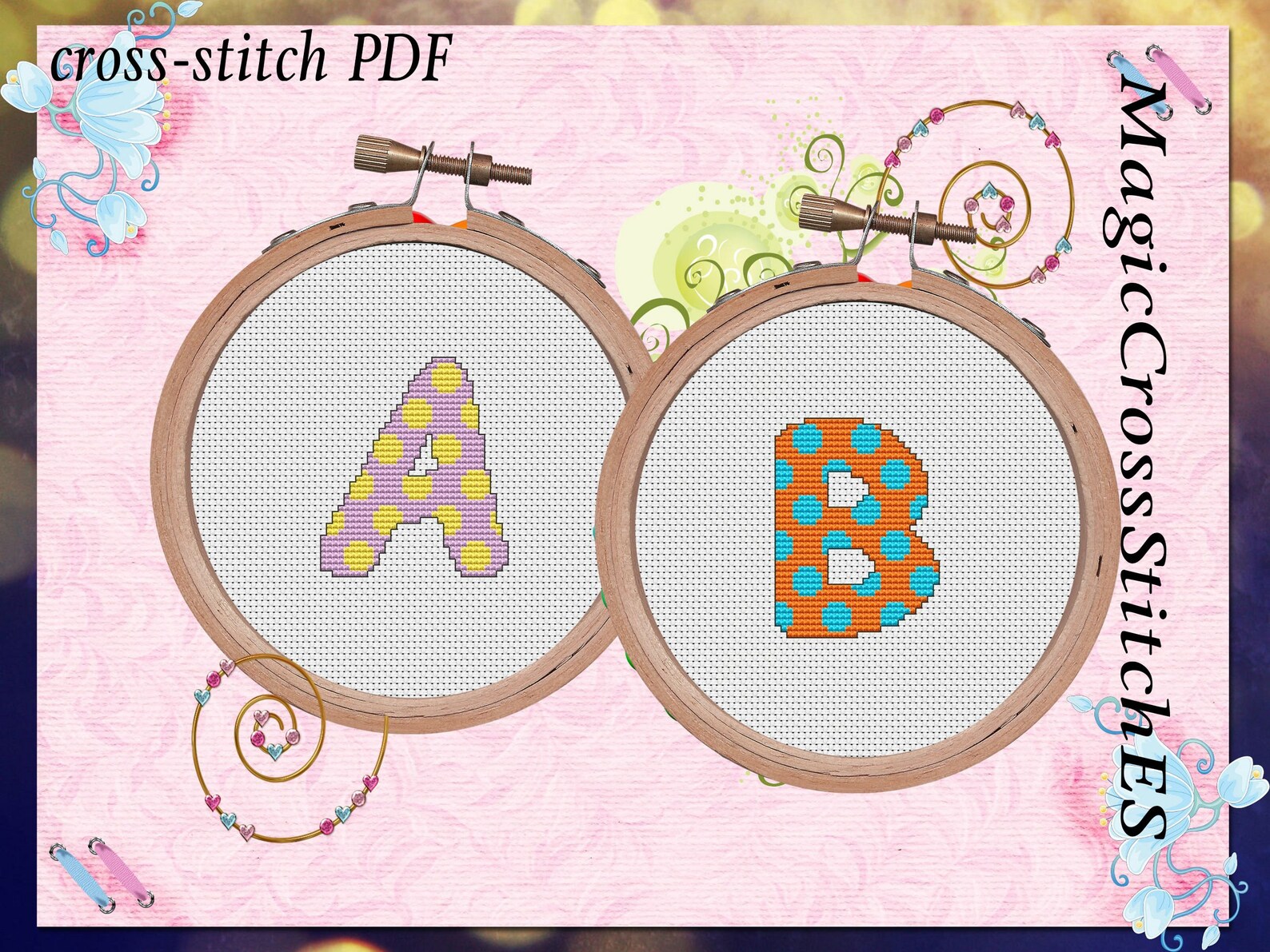 26 Cross Stitch Patterns Baby Alphabet Custom Pattern Baby - Etsy