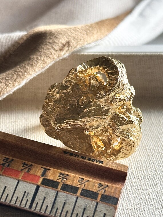 Statement Rams Ring | 9.5 | - image 3