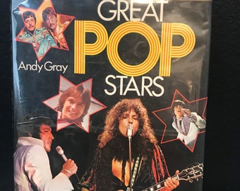 Great Pop Stars 1973 Andy Gray Hardback Rock Music Elvis Marc Boland The Beatles