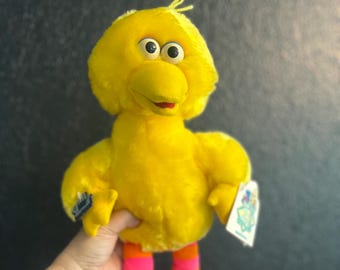 ヴィンテージ 1983 プレイスクール ビッグバード ぬいぐるみと本