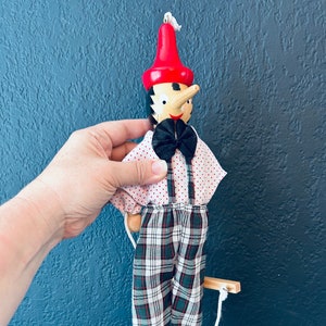 Pinocchio wooden puppet marionette Doll 12” h Disney Italy
