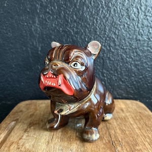 Bulldog Chalkware - Etsy