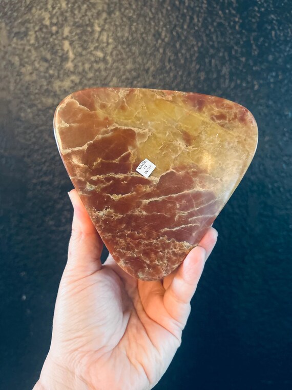 Indian Soapstone Triangular  Box Reticulated Lid … - image 4