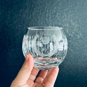 Stuart Crystal Rose Bowl - Etsy