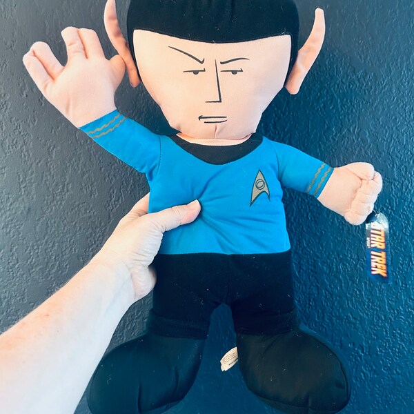 Spock Star Trek Peluche de ciencia ficción de 19” de largo