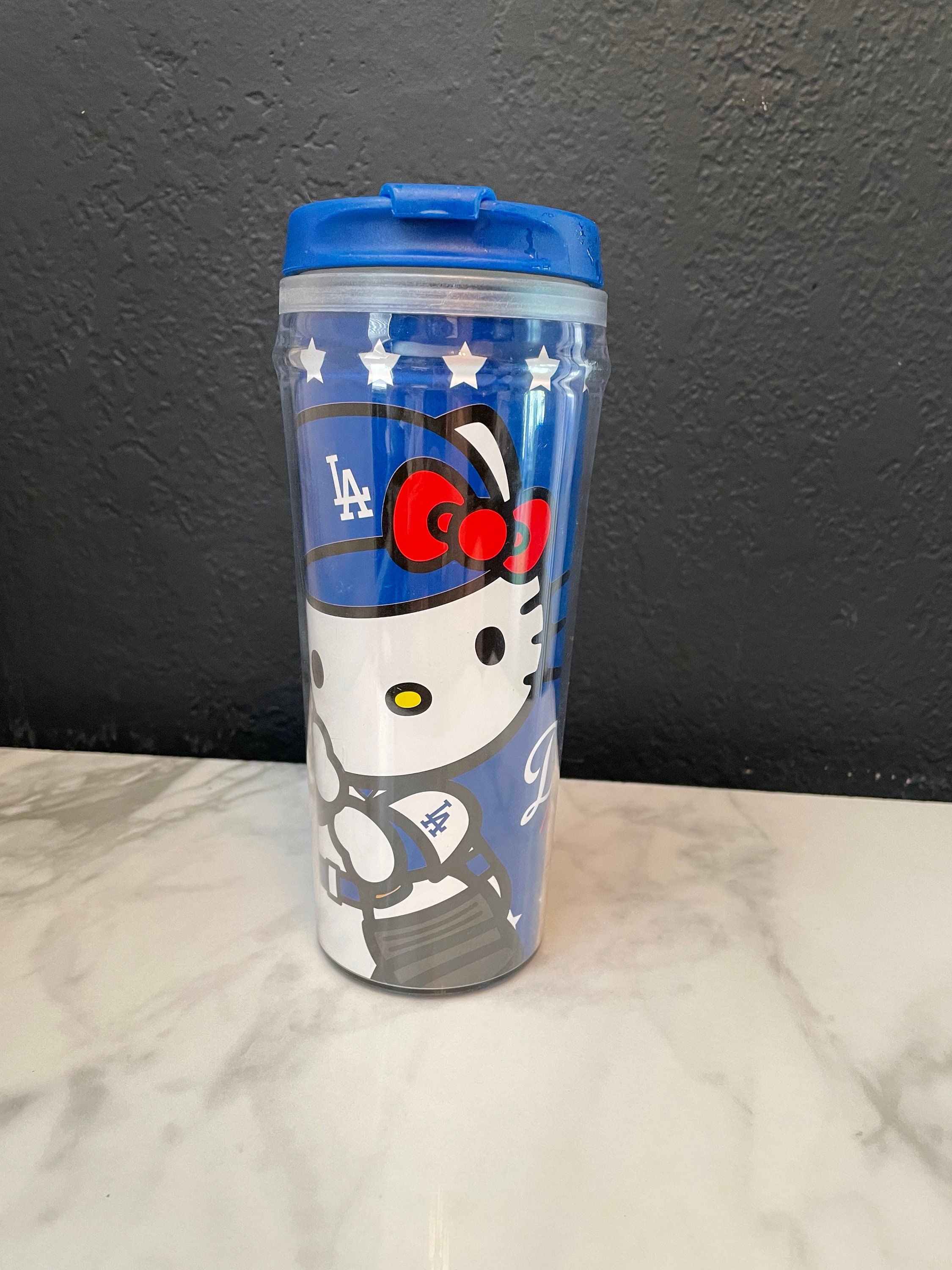 LA Dodgers Logo Vintage Barn Wood Paint Coffee Mug by Design