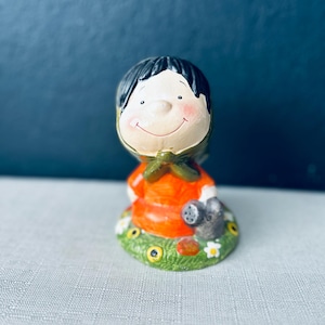 Marty Links &quot;LOLLIPOP-personage&quot; 1973 keramische PIGGY Coin Penny BANK, decor kinderkamer, decor kinderkamer, kitscherige spaarpot