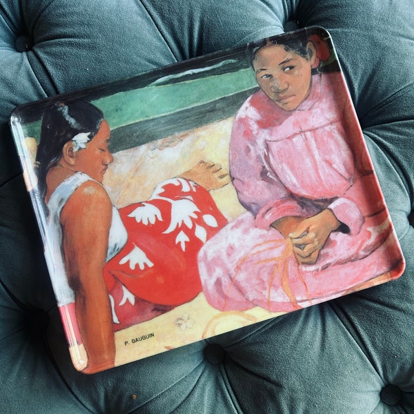 Mebel Melamine Paul Gauguin  Italy Small Tray 12” x 9.5”