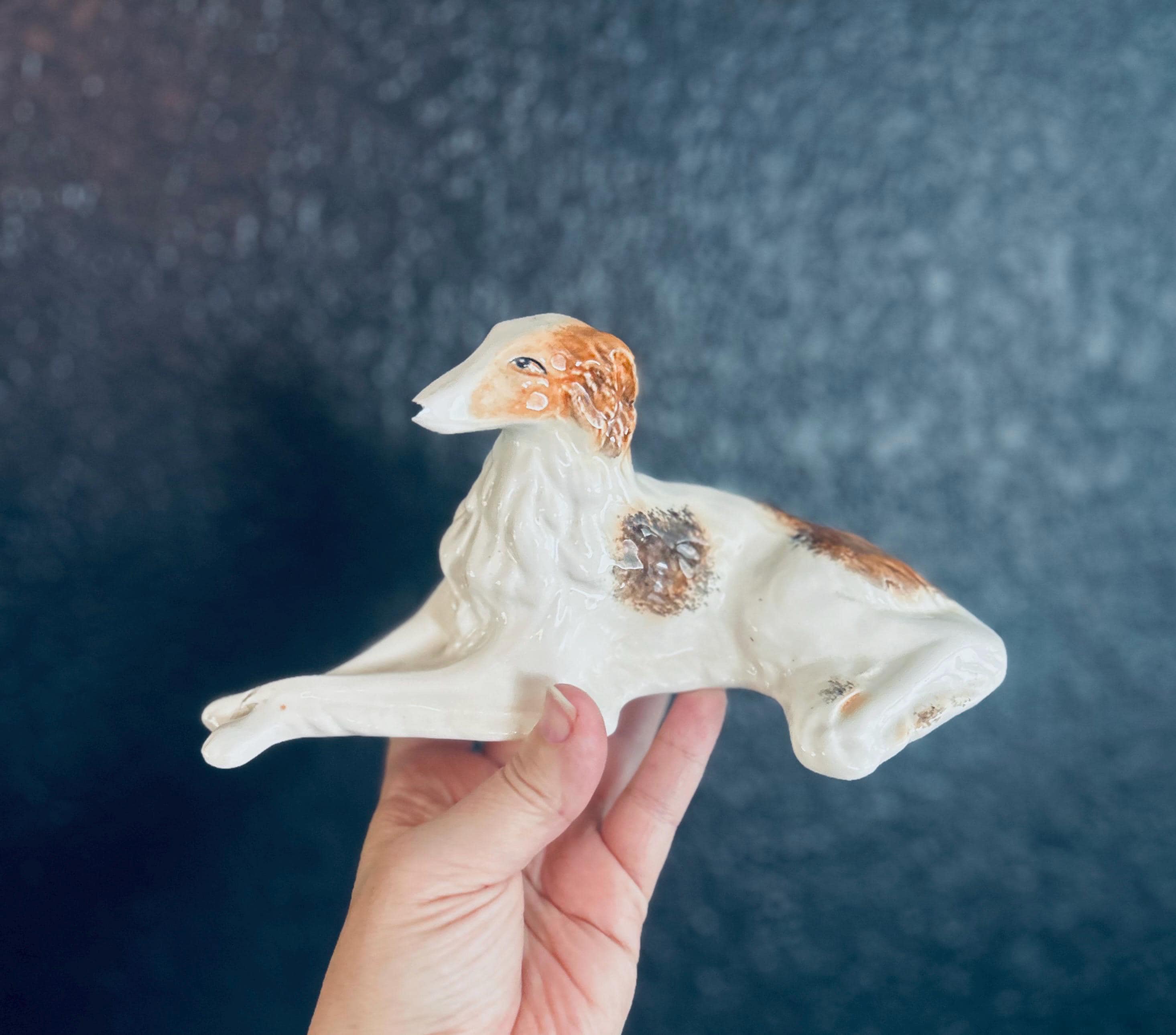 Borzoi Figurine - Etsy