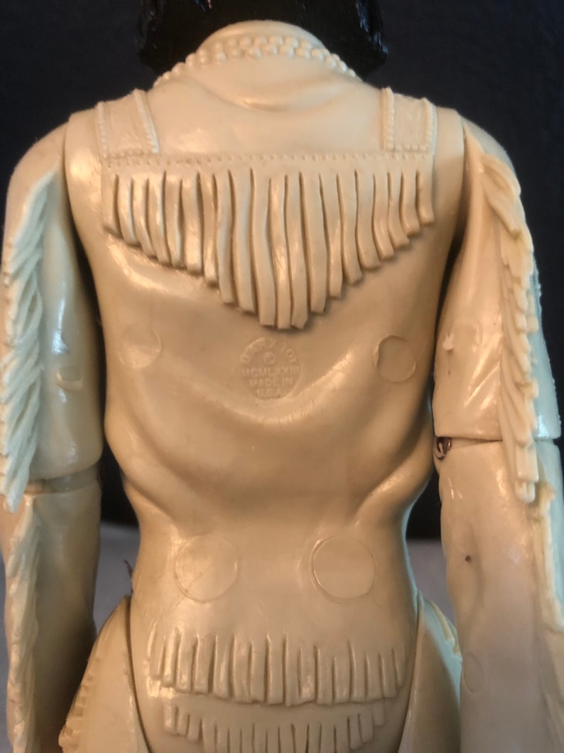 Marx Action Figure Johnny West Series 12 Tall Geronimo Indian Etsy