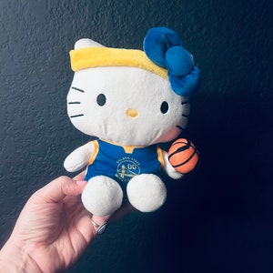 ハローキティ Golden State Warriors ぬいぐるみ Golden State Warriors Hello Kitty Plush Doll - Etsy