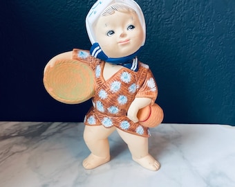 Japanische Figur Puppe Junge 20 cm h Porzellan