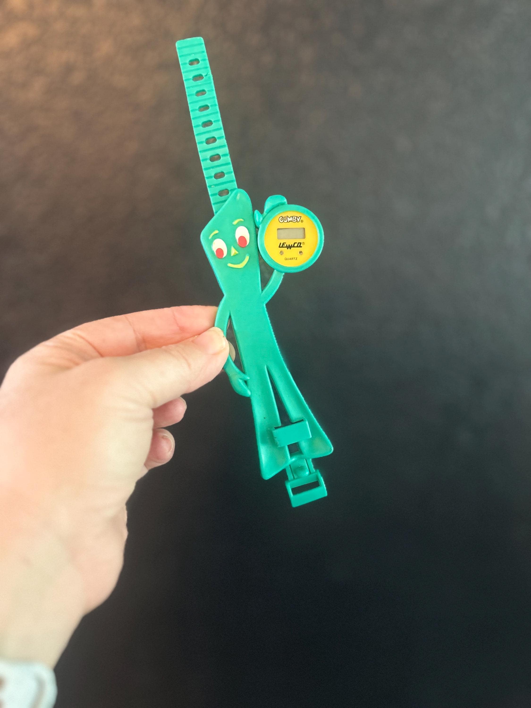 NWT Very Vintage 1985 - Prema Toy Co.  Gumby Qrtz. LCD Watch Factory Sealed GUMBY QUARTZ LCD WATCH SIGNED BY ANDY WARHOL, CIRCA 1985  main image 2