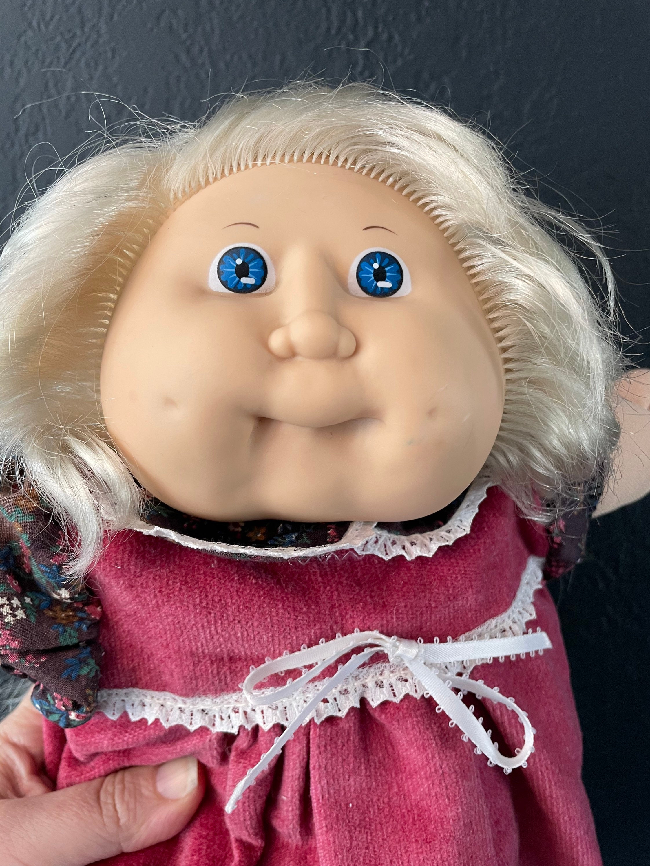 Cabbage Patch Kids Doll 1986 Cornsilk Hair Blonde Blue Eyes Etsy