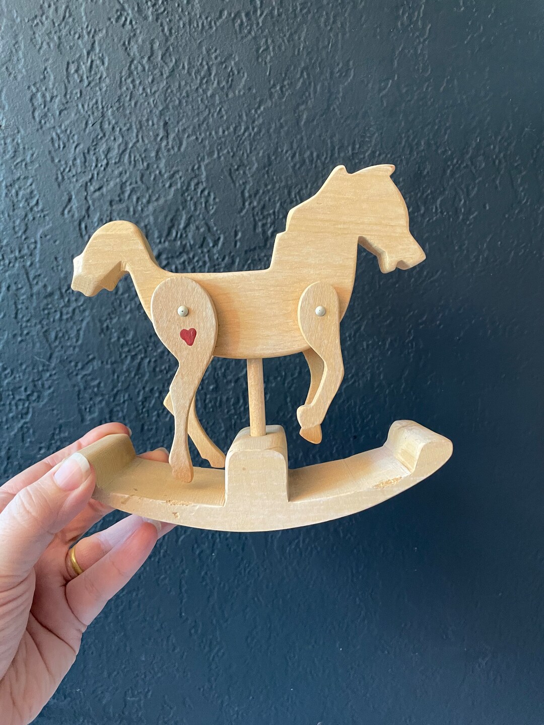 Wild Wood John J Hart Rocking Horse Handmade Terra Alta W Virginia - Etsy