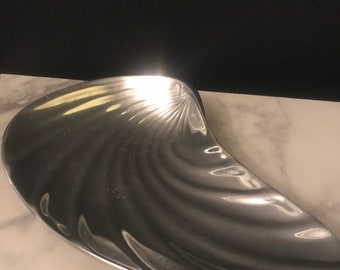 Bruce Fox Design Wilton Aluminum Leaf Tray Mid Century 11” Length
