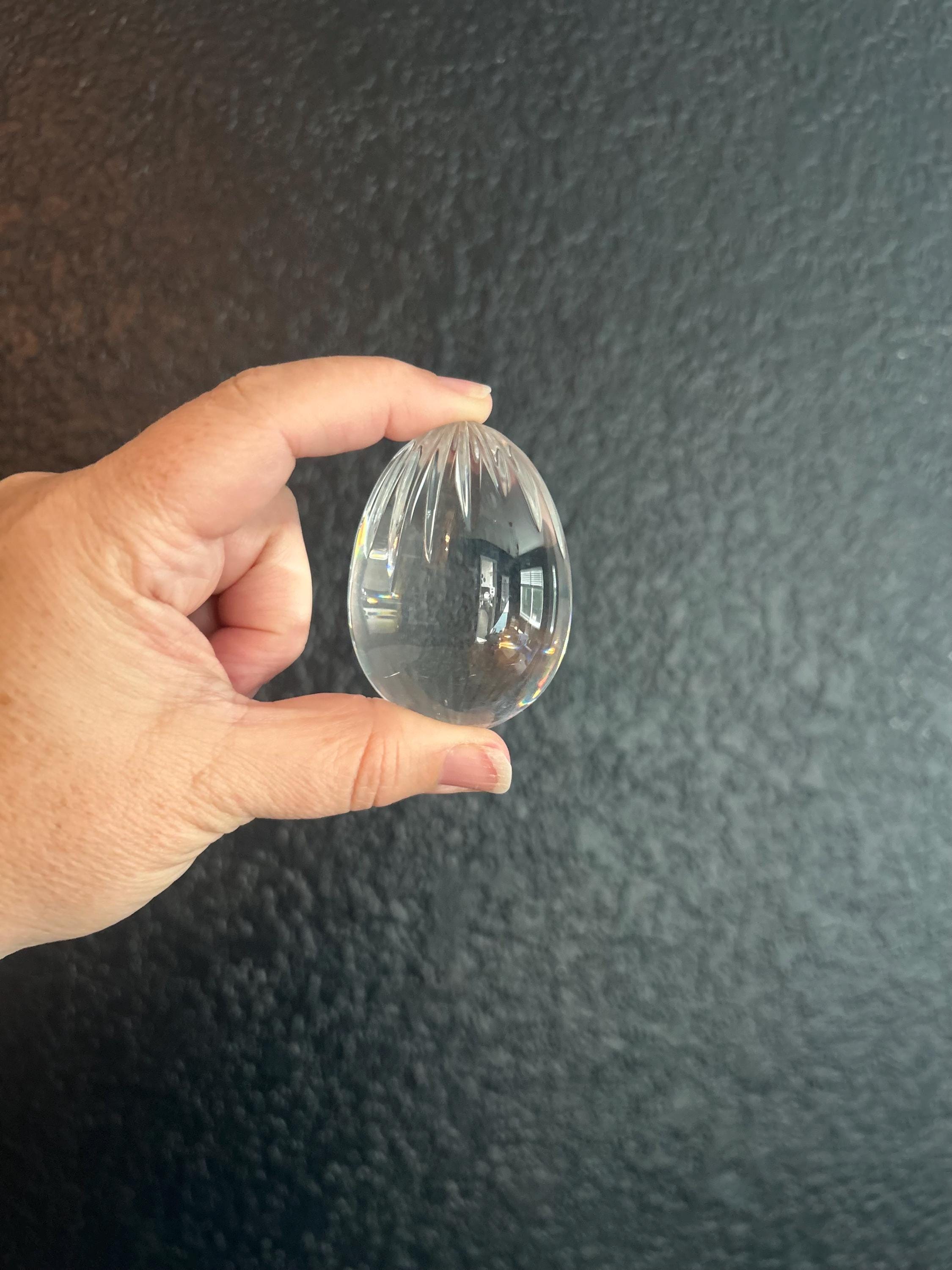 バカラ ロイヤルエッグ クリスタル 美品】バカラ ロイヤルエッグ