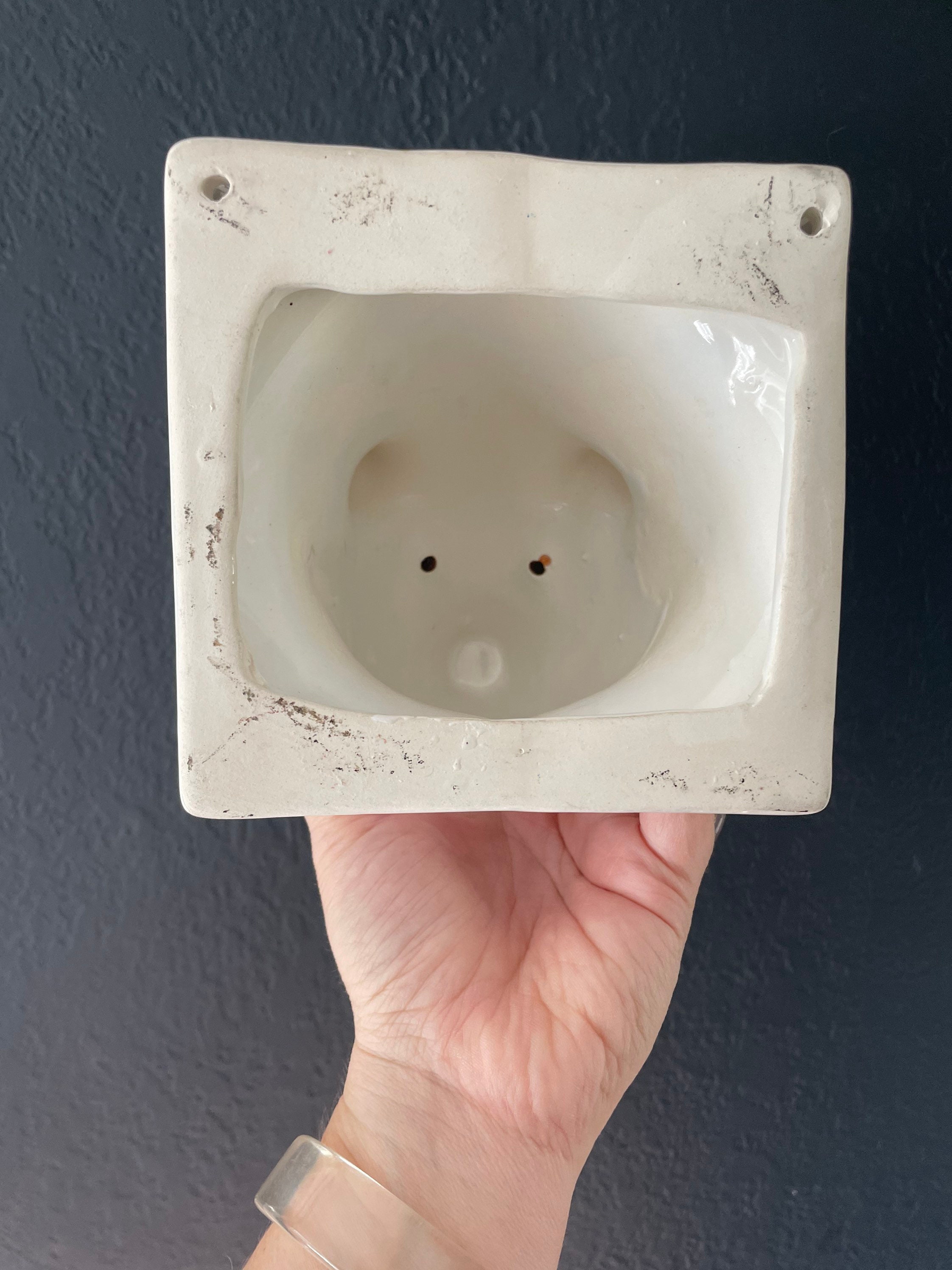 Pig Ceramic Mounted Head Towel Holder Hook Rack Decor 7 Depth Etsy