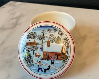 Villeroy & Boch Depuis 1748 Luxembourg Naif Christmas VITRO-snuisterijdoosje