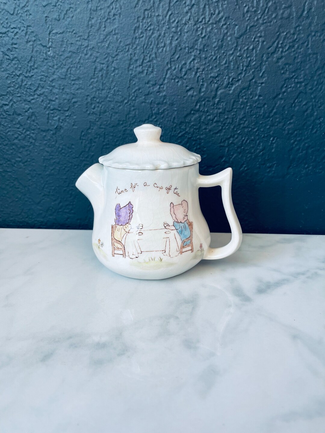 Arnels Rare Time for Tea Teapot 4 H Kids Etsy