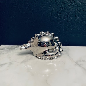 Sheridan Silver Dinosaur Bank Monogram D 2000 non tarnish