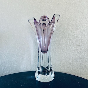Bohemia crystal vase - Etsy 日本