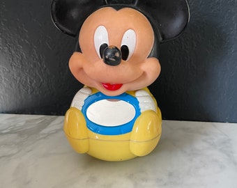 Mickey Mouse Roly Poly Vintage Baby Toy Disney