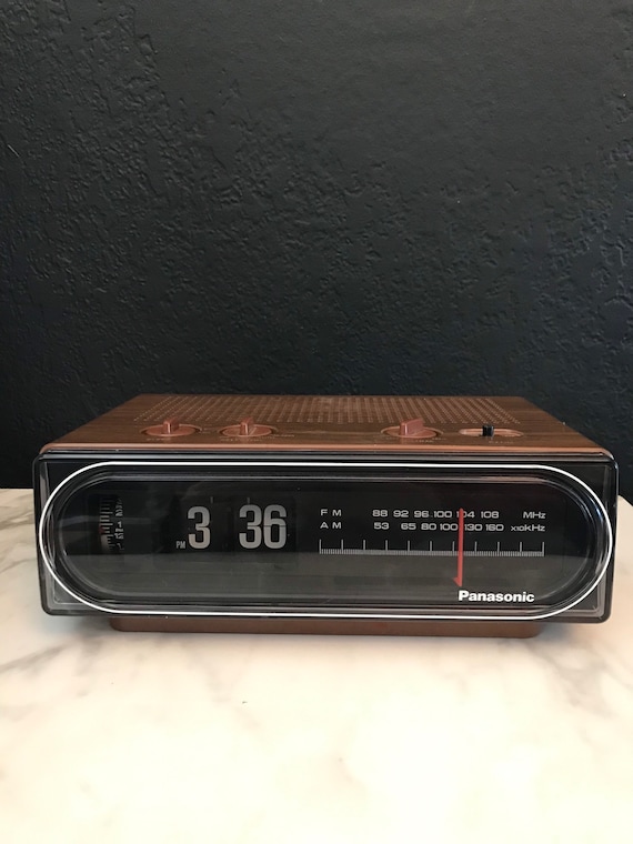 Rare Panasonic RC- 6015 Back to the Future Alarm Flip Clock Tested