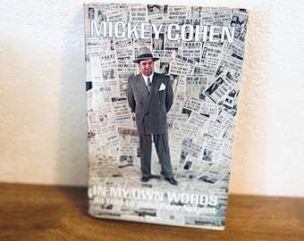 ミッキー・コーエン著『In My Own Words: As Told to John Peer Nugent by Mickey Cohen Pren 1975』ハードカバー、マフィア、ギャング、マフィア、グッドフェラ